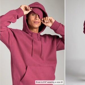 Comfrt Airplane Mode Travel Hoodie in Berry